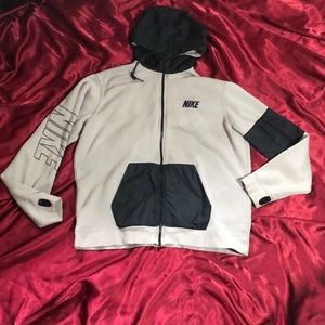 Nike 2tone zip up hoodie